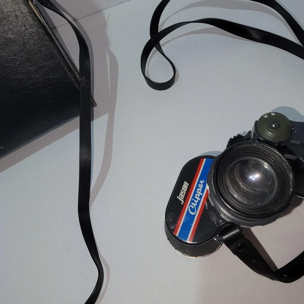 Vintage Jason Clipper 7x35 Binoculars Model 118 w/ Original Case  Japan Optics